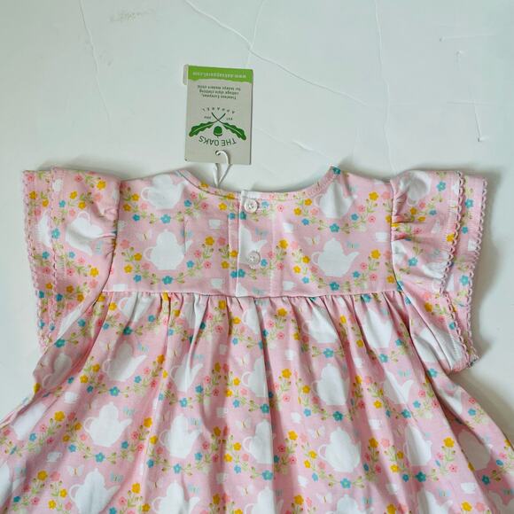 NWT The Oaks Apparel 3Y Tea Party Girls Dress - Picture 6 of 6
